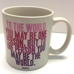 Quotable Mug: the world may see you as one person...